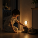 Luminária LED Magnética com Sensor e Controle Remoto