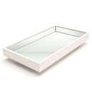 Bandeja Espelhada Decorativa 50x30cm Premium – Design Flutuante