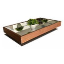 Bandeja Espelhada Decorativa 50x30cm Premium – Design Flutuante