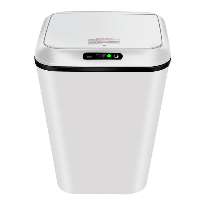 Lixeira Sensor Automática Inteligente de Banheiro Cozinha Escritório Capacidade 16 Litros