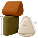 Kit 02 Puff Decorativo Organico Pufe para sala Tecido Boucle