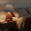 Abajur Luminária de Cerâmica com Cúpula para Decoração Quarto Escritório Sala