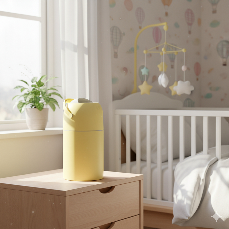 Lixeira Antiodor Para Quarto do Bebê, Banheiro, Fraldas e Pet