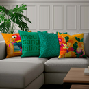 Conjunto 4 Capas Almofadas Decorativas Modernas Tecido Macio para Casa Quarto e Sofá