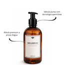 Frascos para shampoo, condicionador e sabonete 500ml âmbar kit para banheiro
