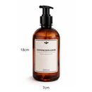 Frascos para shampoo, condicionador e sabonete 500ml âmbar kit para banheiro