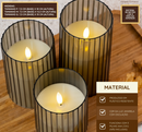 Kit 3 Lâmpadas de Vela Led Eletrônica Decoração Festa A Pilha
