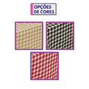 Toalha Xadrez para Mesa em Oxford Fio Tinto 4 lugares 6 lugares 8 lugares 10 lugares