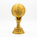 Porta Petiscos Troféu Copa do Mundo 2026 - Petisqueira Decorativa Gold - Decoração Brasil Para Balas, Doces e Petiscos