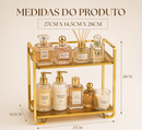 ✨ Organizador Giratório 360° Dois Andares | Cosméticos, Perfumes e Acessórios Premium