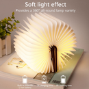 Abajur De 360 ° Para Livros Multicoloridos Abajur De Mesa LED Abajur De Leitura Dobrável，Lâmpada De Cabeceira，USB