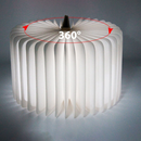 Abajur De 360 ° Para Livros Multicoloridos Abajur De Mesa LED Abajur De Leitura Dobrável，Lâmpada De Cabeceira，USB